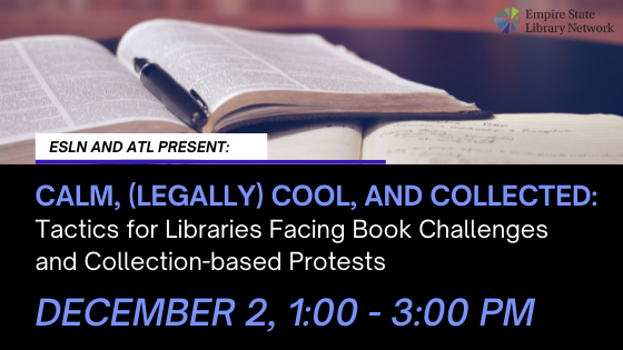 Calm, (Legally) Cool, and Collected: Tactics for Libraries Facing Book Challenges and Collection-based Protests - /data/1544779639.png