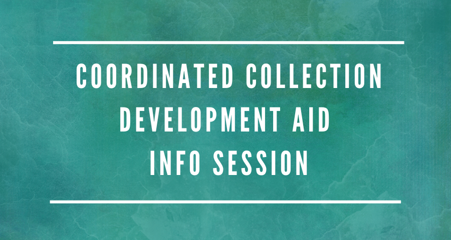 Coordinated Collection Development Aid Info Session (ESLN Webinar) - /data/6581656dea3d5.png