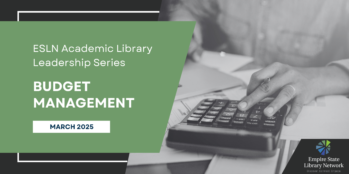 ESLN Academic Library Leadership Series: Budget Management - /data/678543ac17590.png