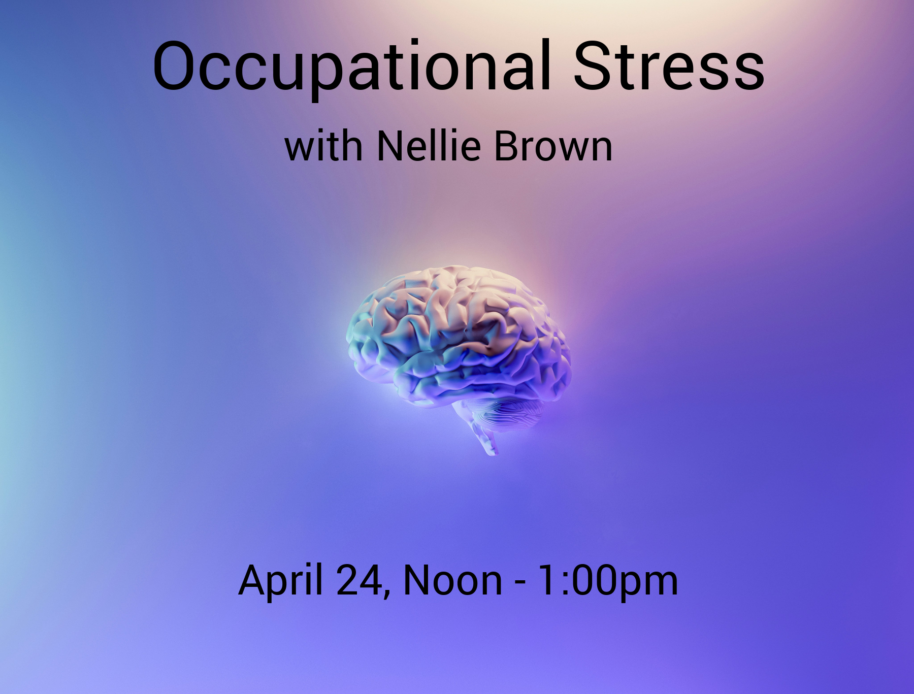 Lunch & Learn: Occupational Stress - /data/679255b4ae88e.jpg